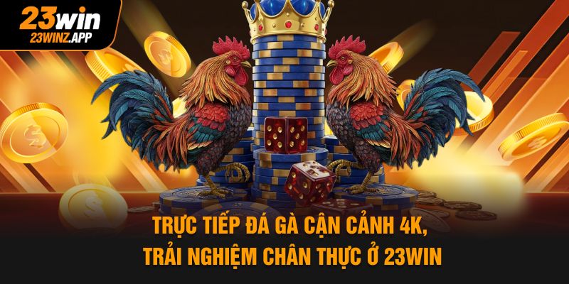 Trực Tiếp Đá Gà Cận Cảnh 4K, Trải Nghiệm Chân Thực Ở 23Win